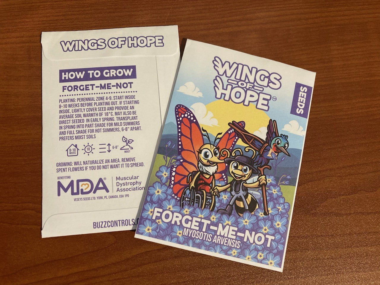 Forget-me-nots for the Muscular Dystrophy Association